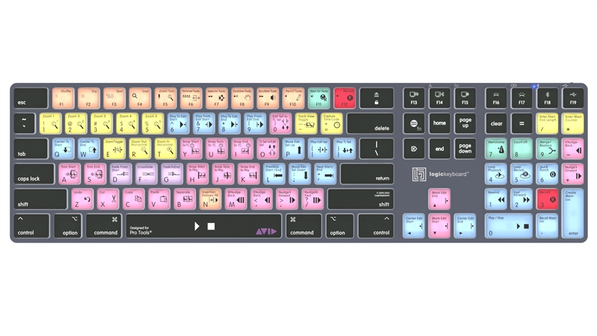 Avid Pro Tools<br>TITAN Wireless Backlit Keyboard - Mac<br>